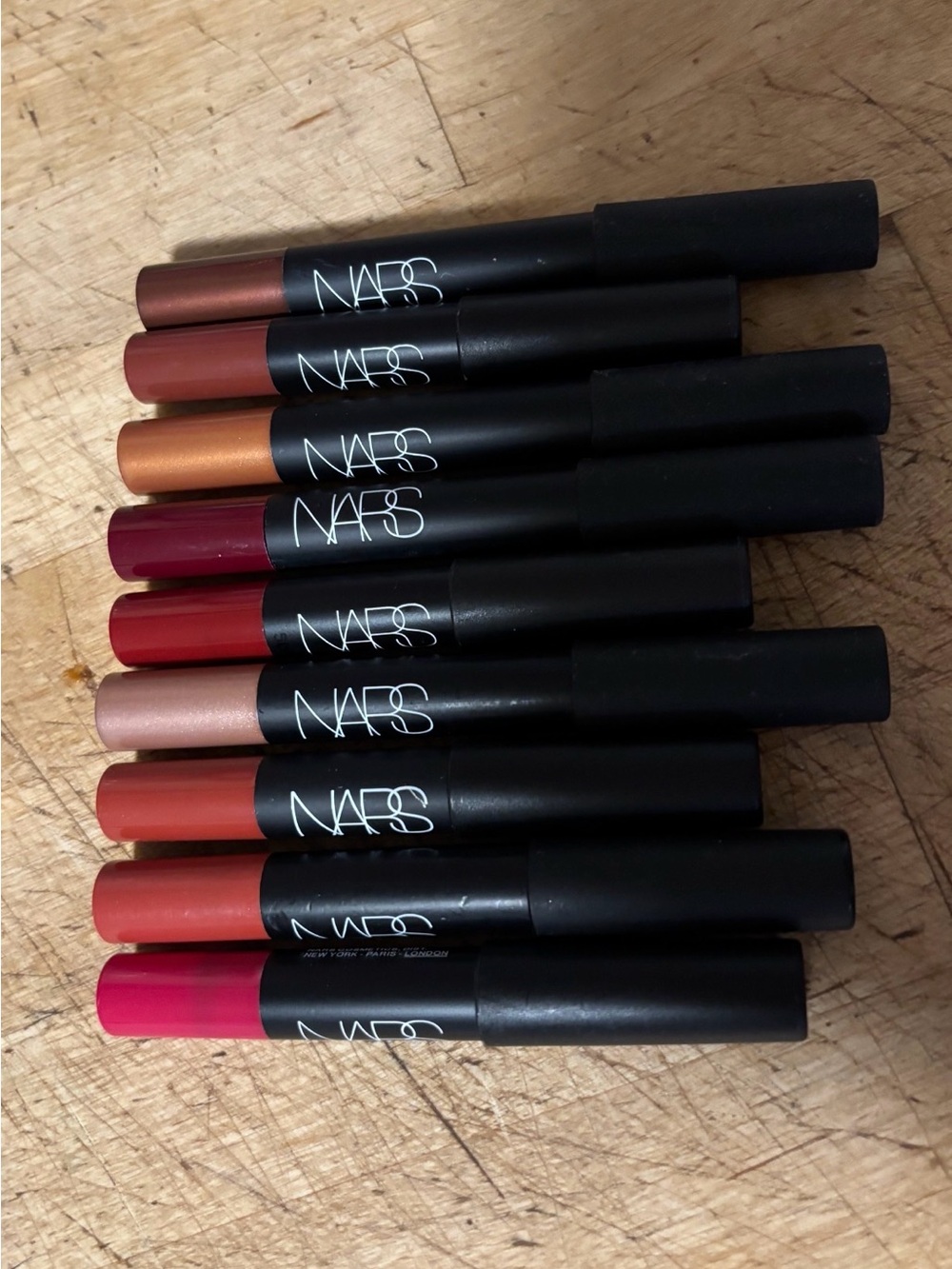 NARS LIP PENCILS LOT OF 9